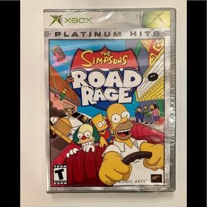 Simpsons Road Rage (Microsoft Xbox, 2001) Factory Sealed!!!